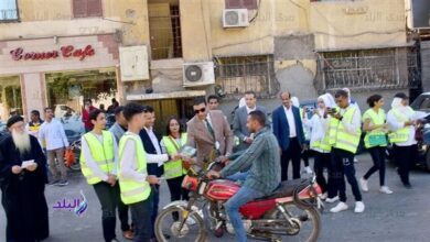 نائب محافظ الأقصر يشهد فعاليات مبادرة "ظواهر" للتوعية بمخاطر السرعة الزائدة للموتوسيكلات